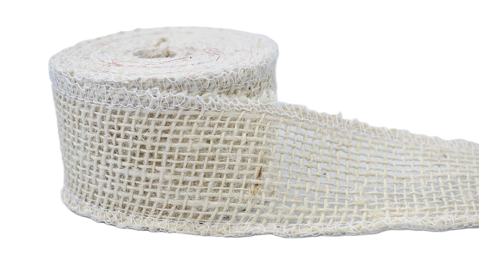 Wstążka jutowa, 9x8, 5cm/10mb, 260g/m2, wybielana