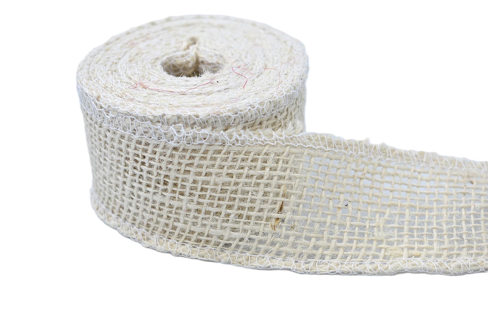 Wstążka jutowa, 9x8, 5cm/10mb, 260g/m2, wybielana