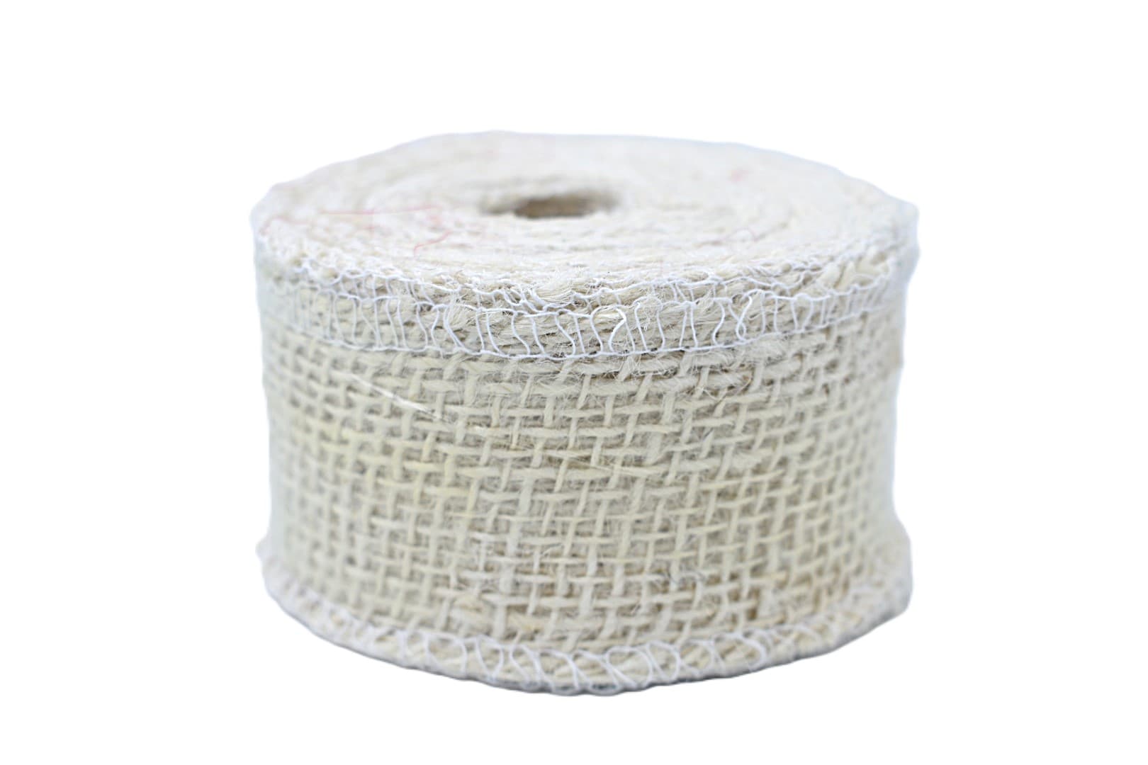 Wstążka jutowa, 9x8, 5cm/10mb, 260g/m2, wybielana