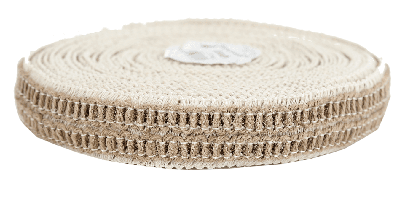 Wstążka jutowa kratka, 35mm/9mb, model 2