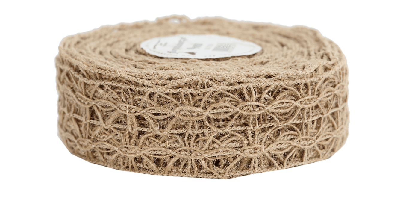 Wstążka jutowa kratka, 40mm/9mb, model 4
