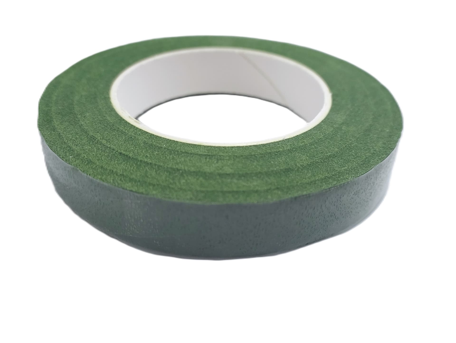 Taśma florystyczna rozciągliwa 12mm/23mb c.zielona