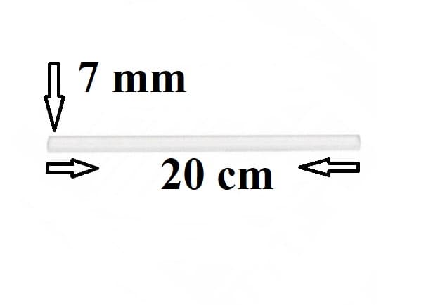 Klej do pistoletu w laskach śr.7mm/20cm/1kg