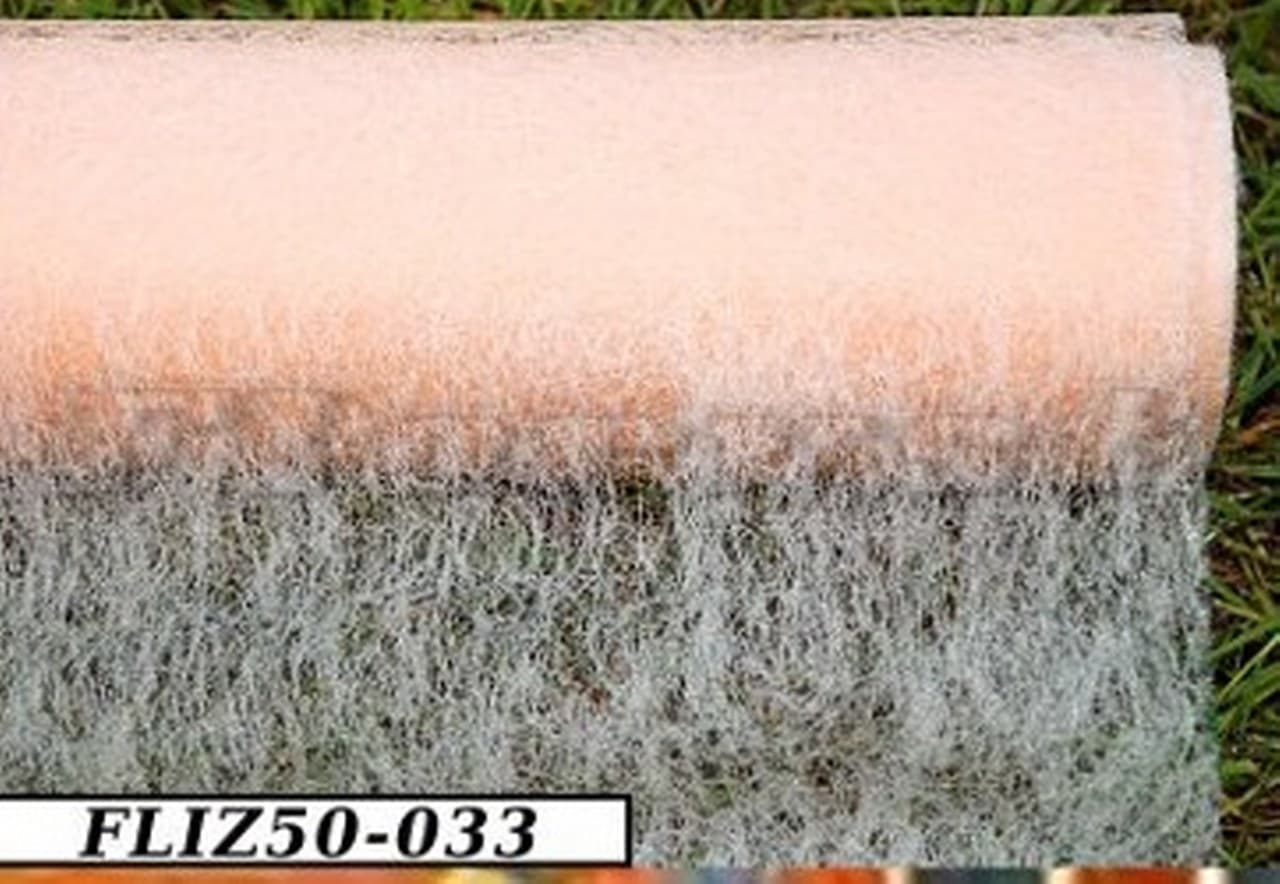 Flizelina Jednokolorowa 50cmx9y, łososiowa