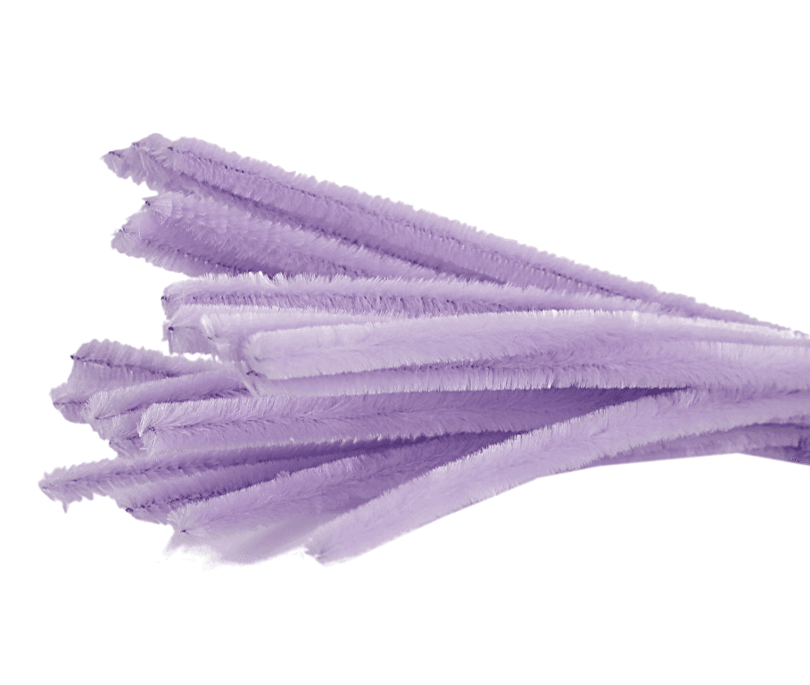 Wyciory pastelowe,  śr. 6mm/50szt, wrzosowe