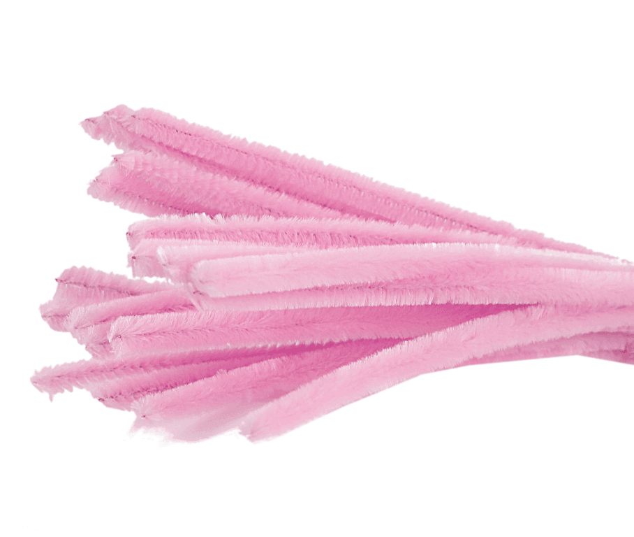 Wyciory pastelowe,  śr.9mm/20szt, różowe