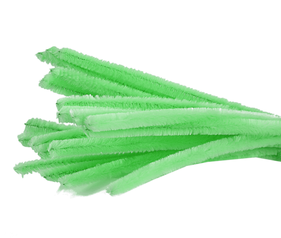 Wyciory pastelowe,  śr. 9mm/20szt, zielone