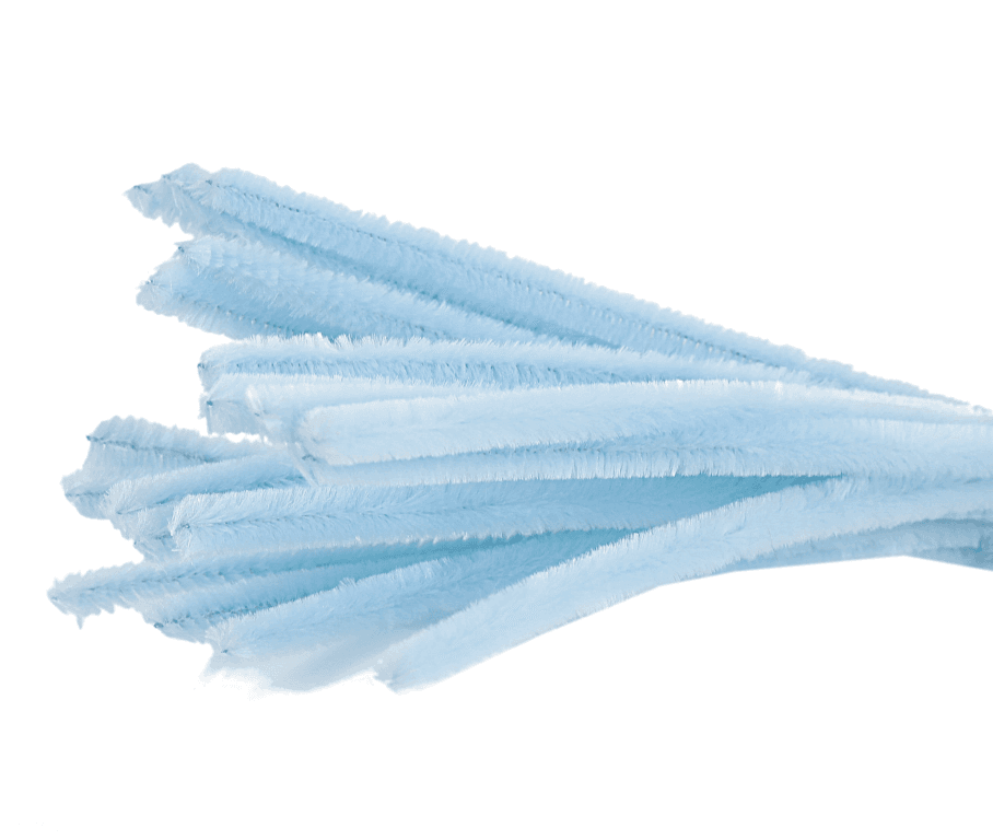 Wyciory pastelowe,  śr. 9mm/20szt, błękitne