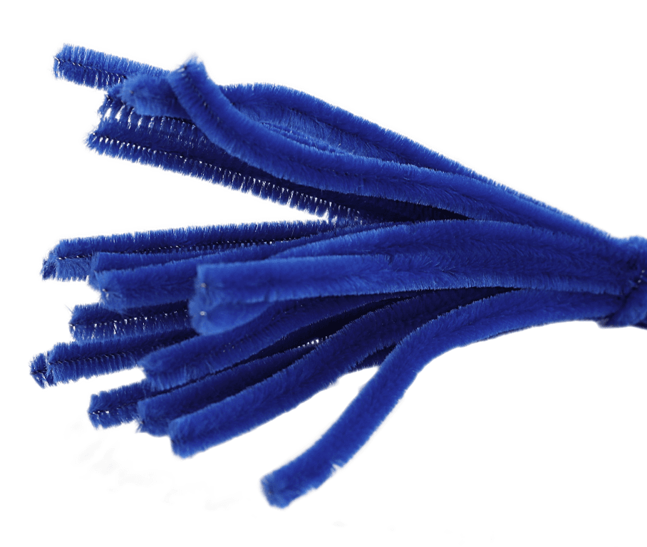 Wyciory pastelowe,  śr. 9mm/20szt, chabrowe