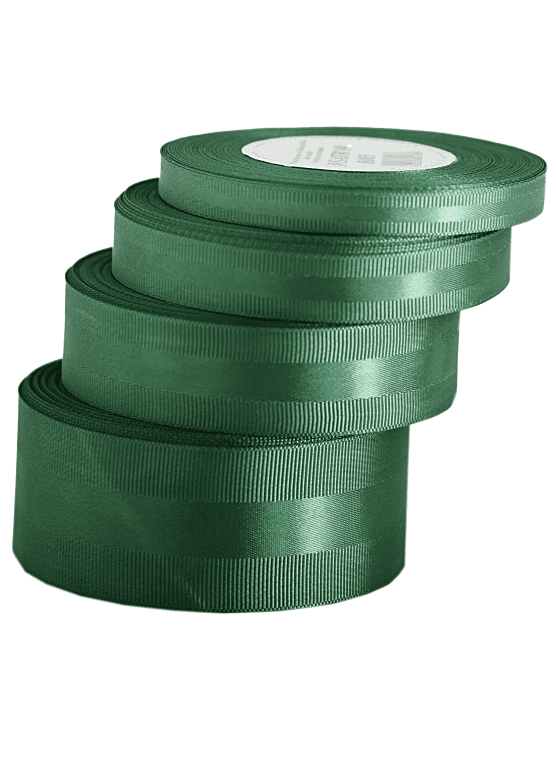 Wstążka z paskiem satyna/ryps,25mm/20y, butelka