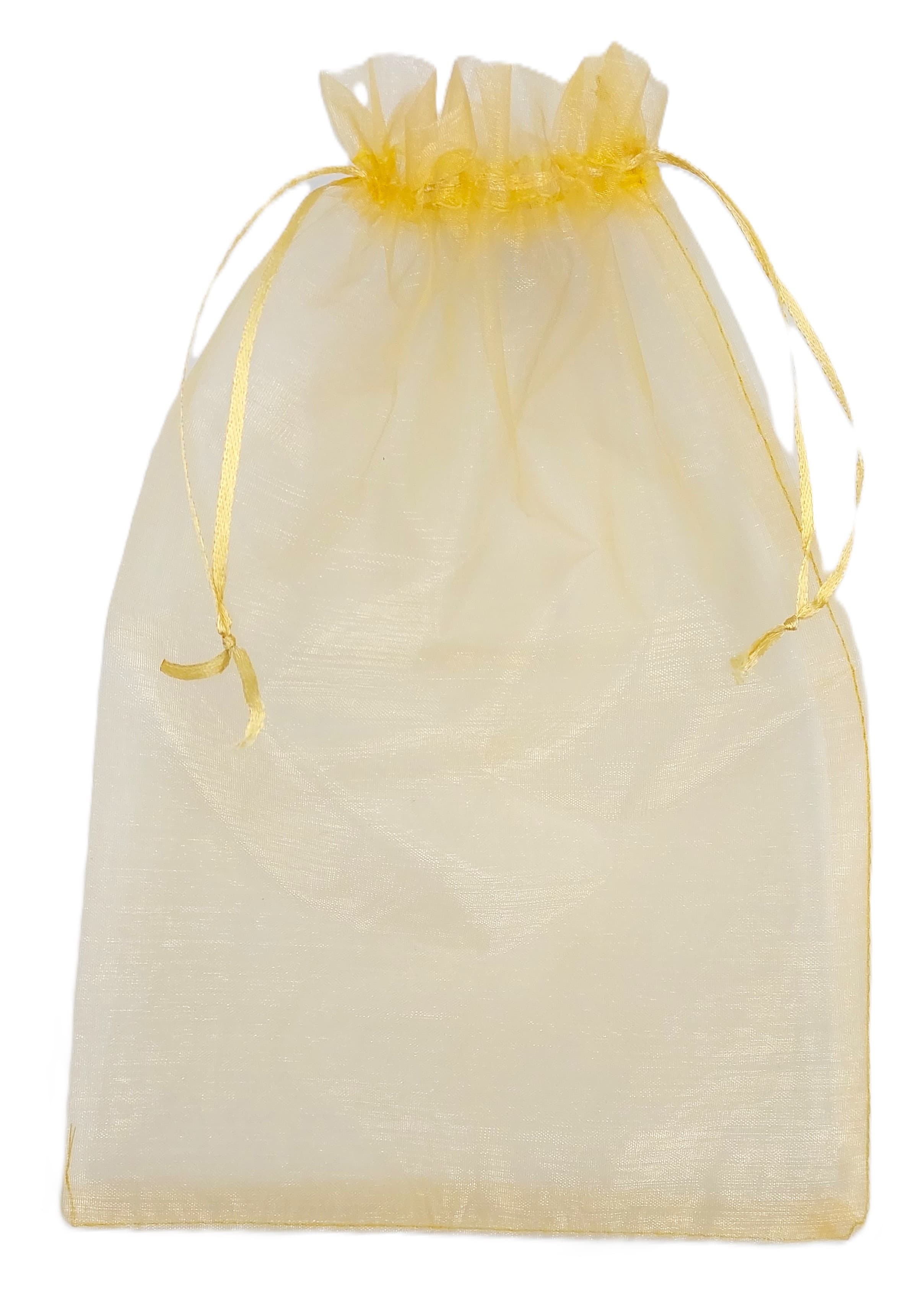 Woreczki z organzy, 20x30cm/12szt, złote