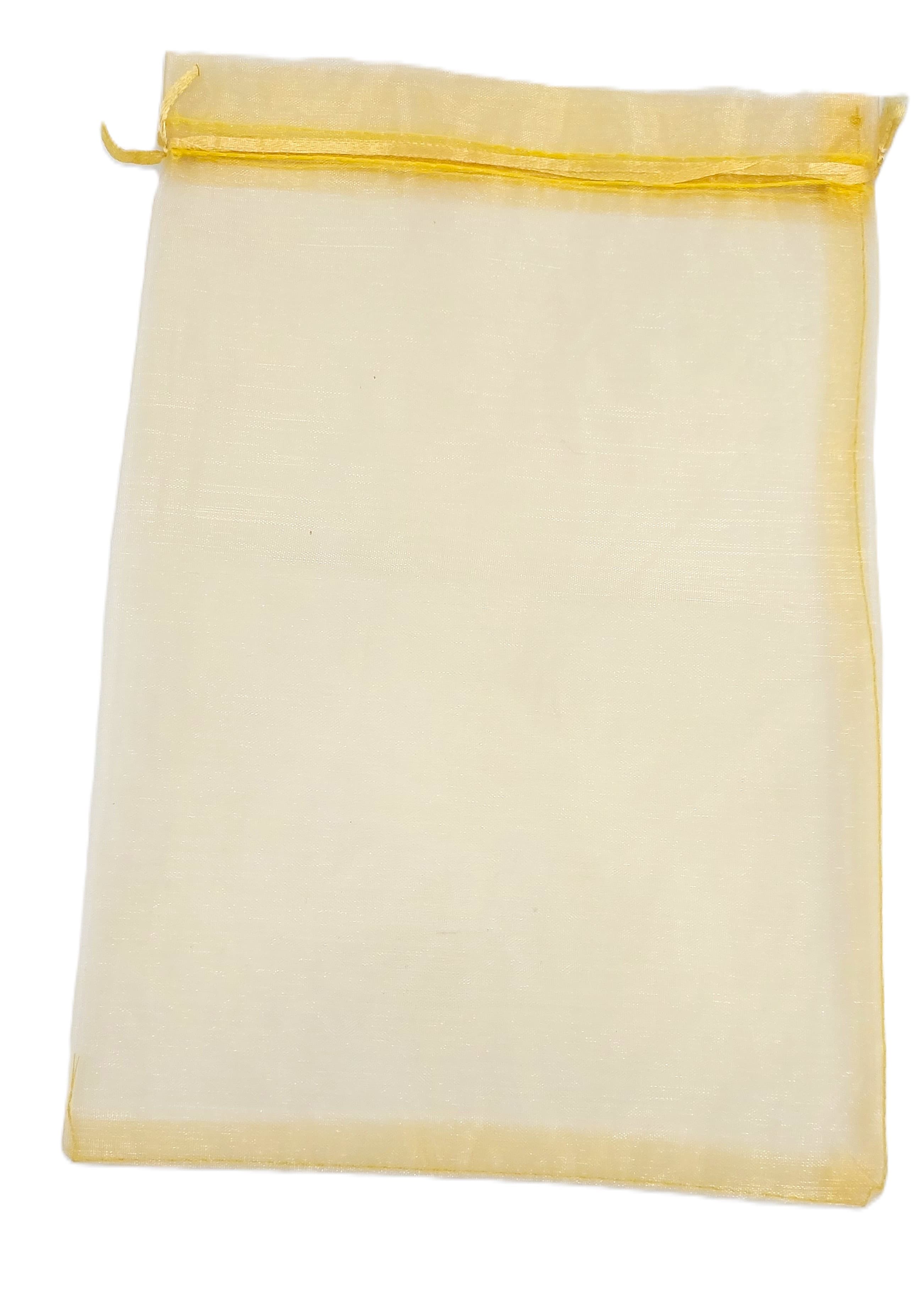 Woreczki z organzy, 25x35cm/12szt, złote