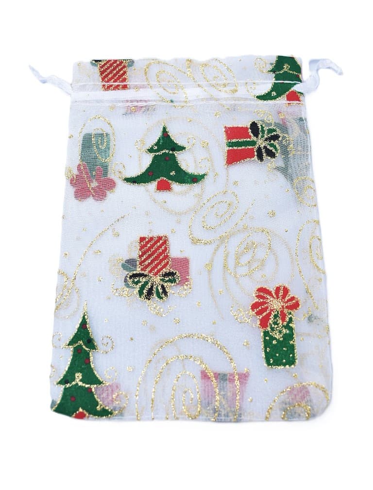 Woreczki z organzy KOLOR, 10x15cm/12szt, numer 03