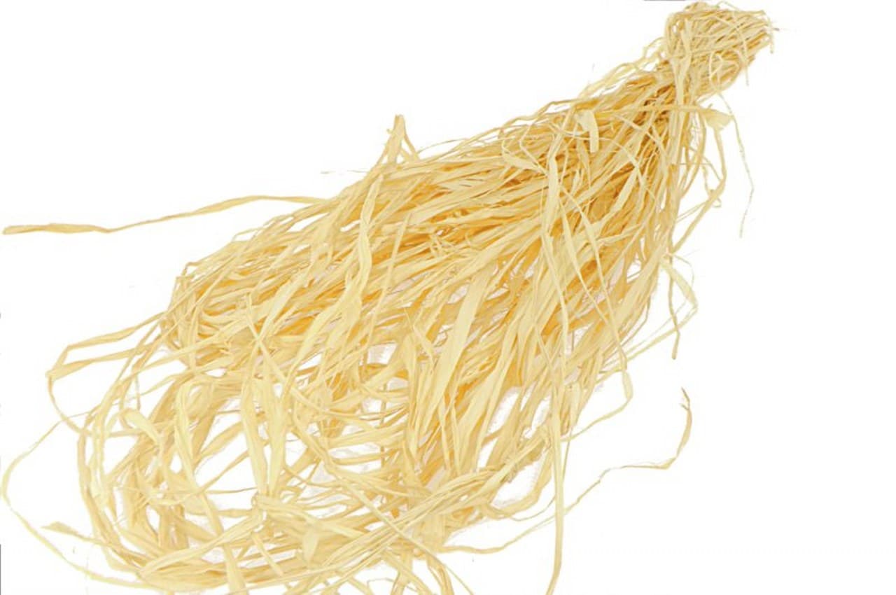 Rafia - włókna 50-60 gram, wybielana