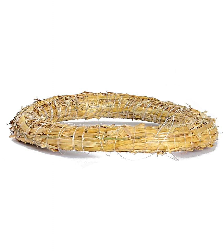 Wianek ze słomy, średnica 22cm, grubość 3,5cm