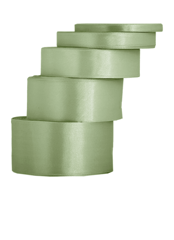 Wstążka satynowa 12mm/32mb, zielony szałwia/4