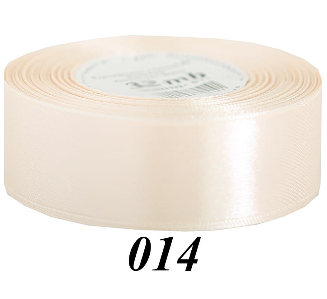 Wstążka satynowa 38mm/32mb, beżowa
