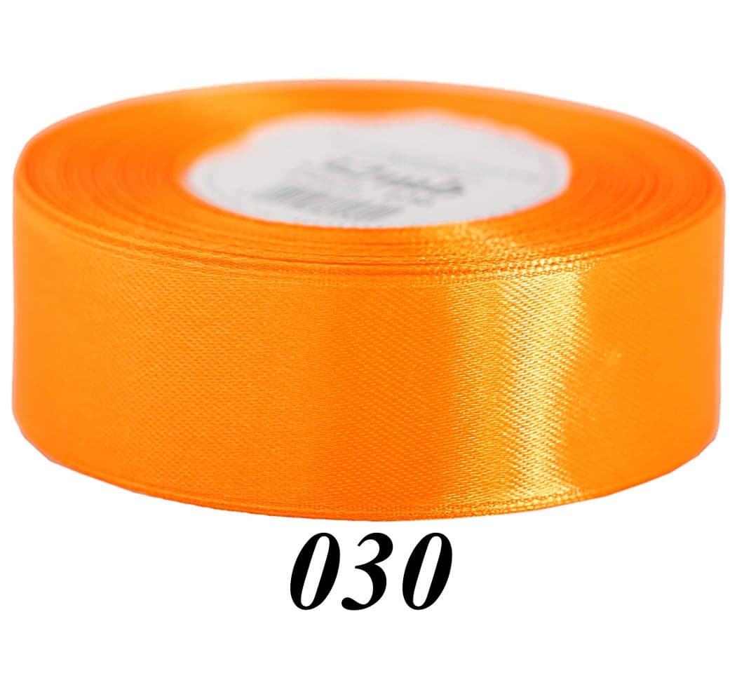 Wstążka satynowa 38mm/32mb, pomarańczowa