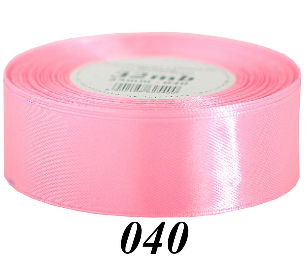 Wstążka satynowa 38mm/32mb, różowa