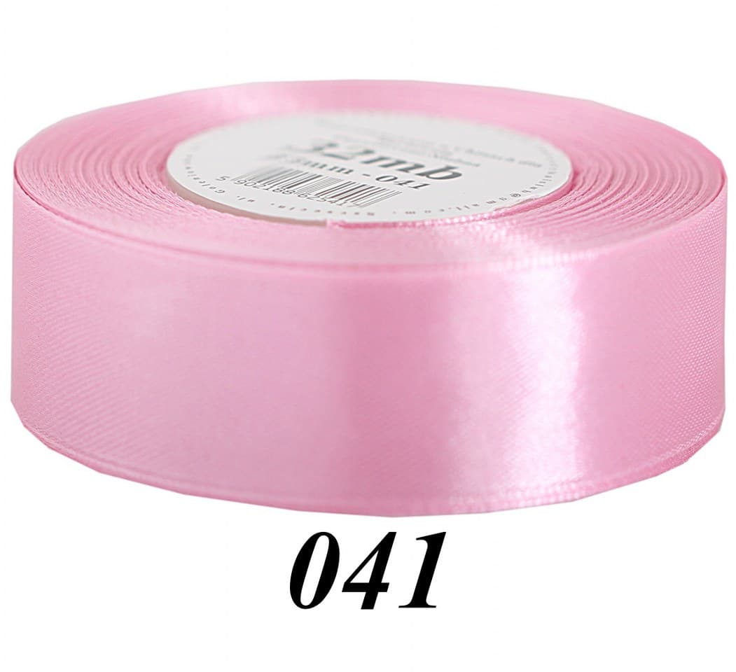 Wstążka satynowa 38mm/32mb, jasnoróżowa