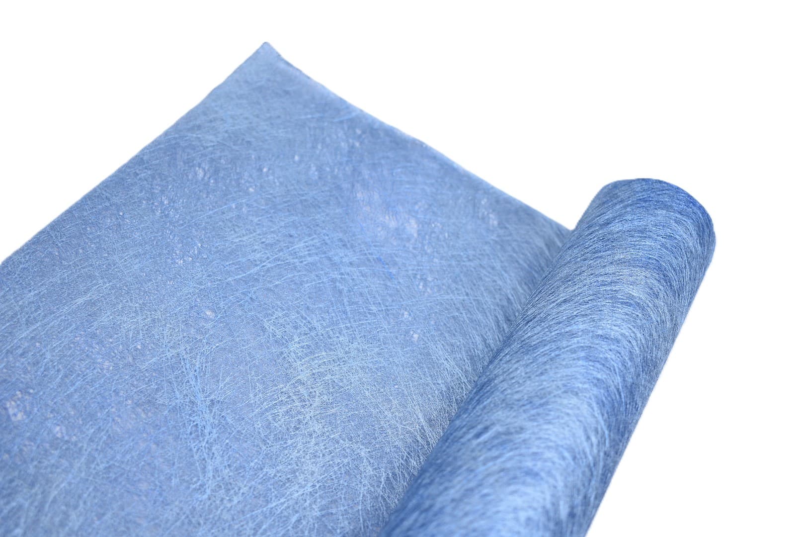 Flizelina metalizowana,  50cm/5mb, niebieska