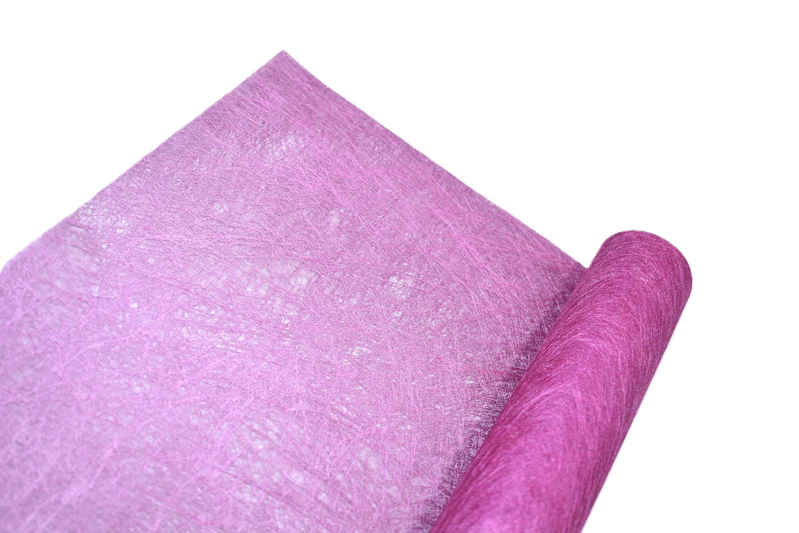 Flizelina metalizowana,  50cm/5mb, amarantowa