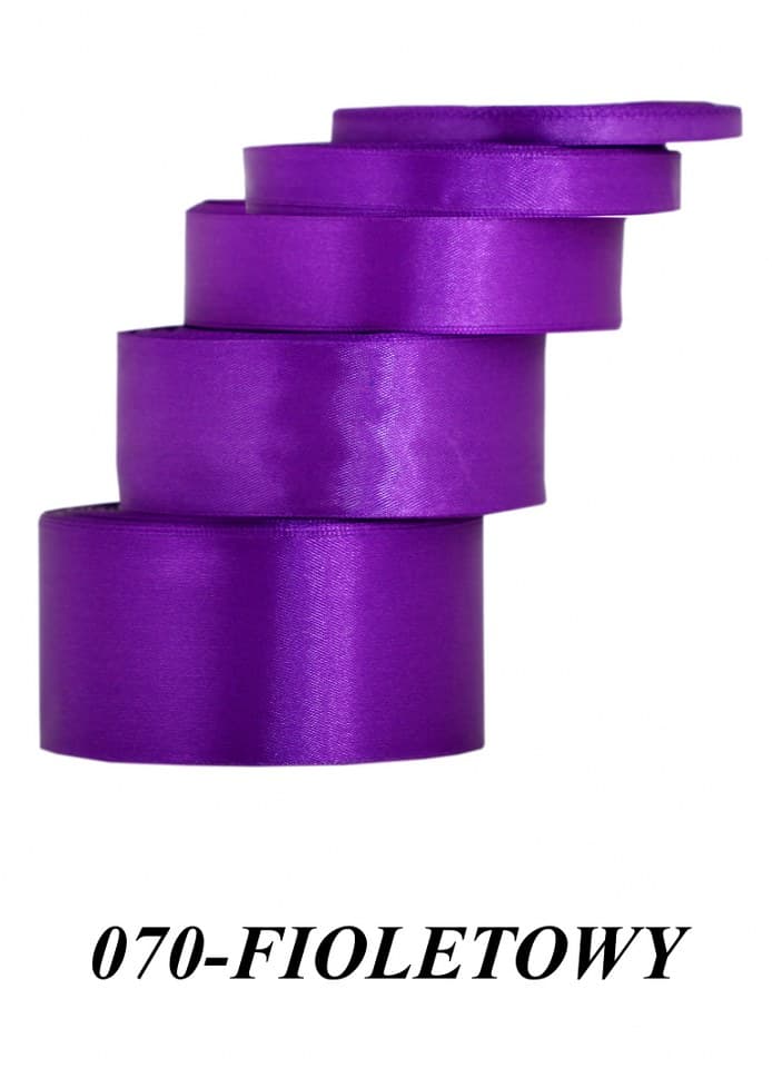 Wstążka satynowa 38mm/32mb, fioletowa