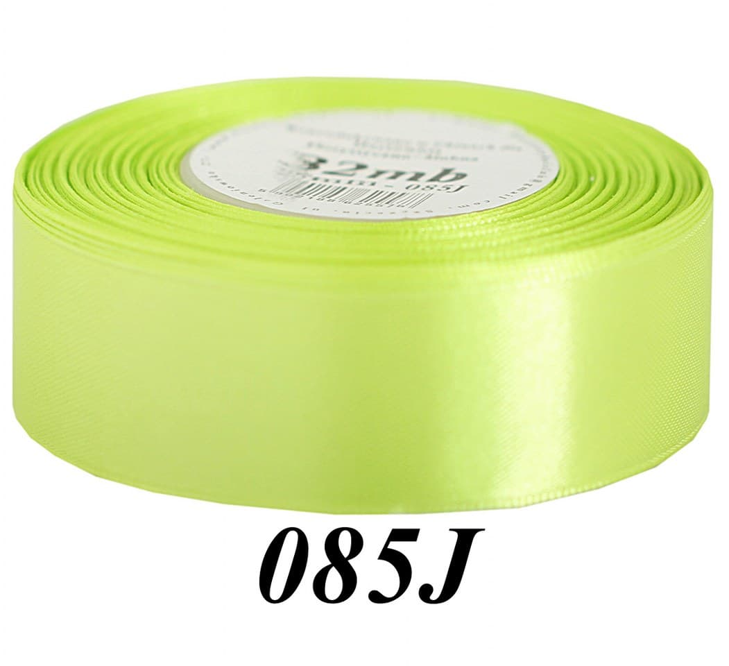 Wstążka satynowa 38mm/32mb, jasna oliwka