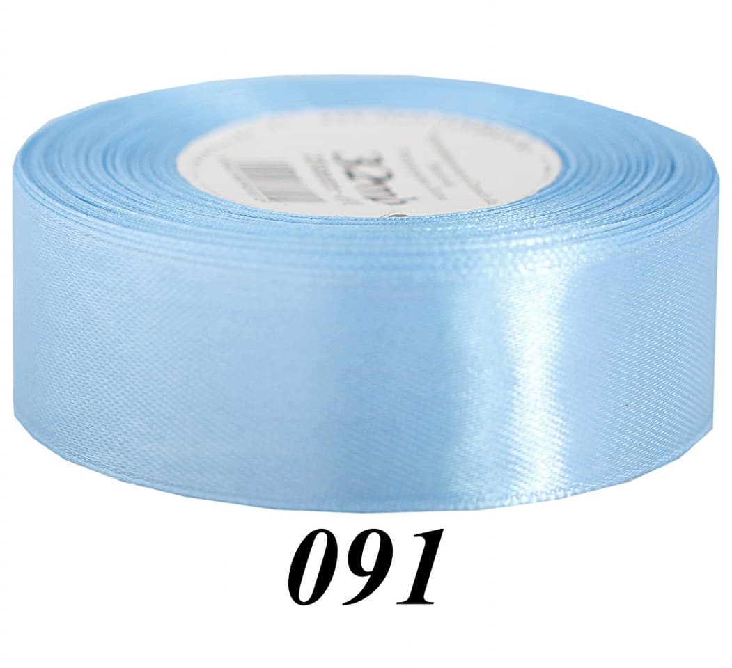 Wstążka satynowa 38mm/32mb, błękitna