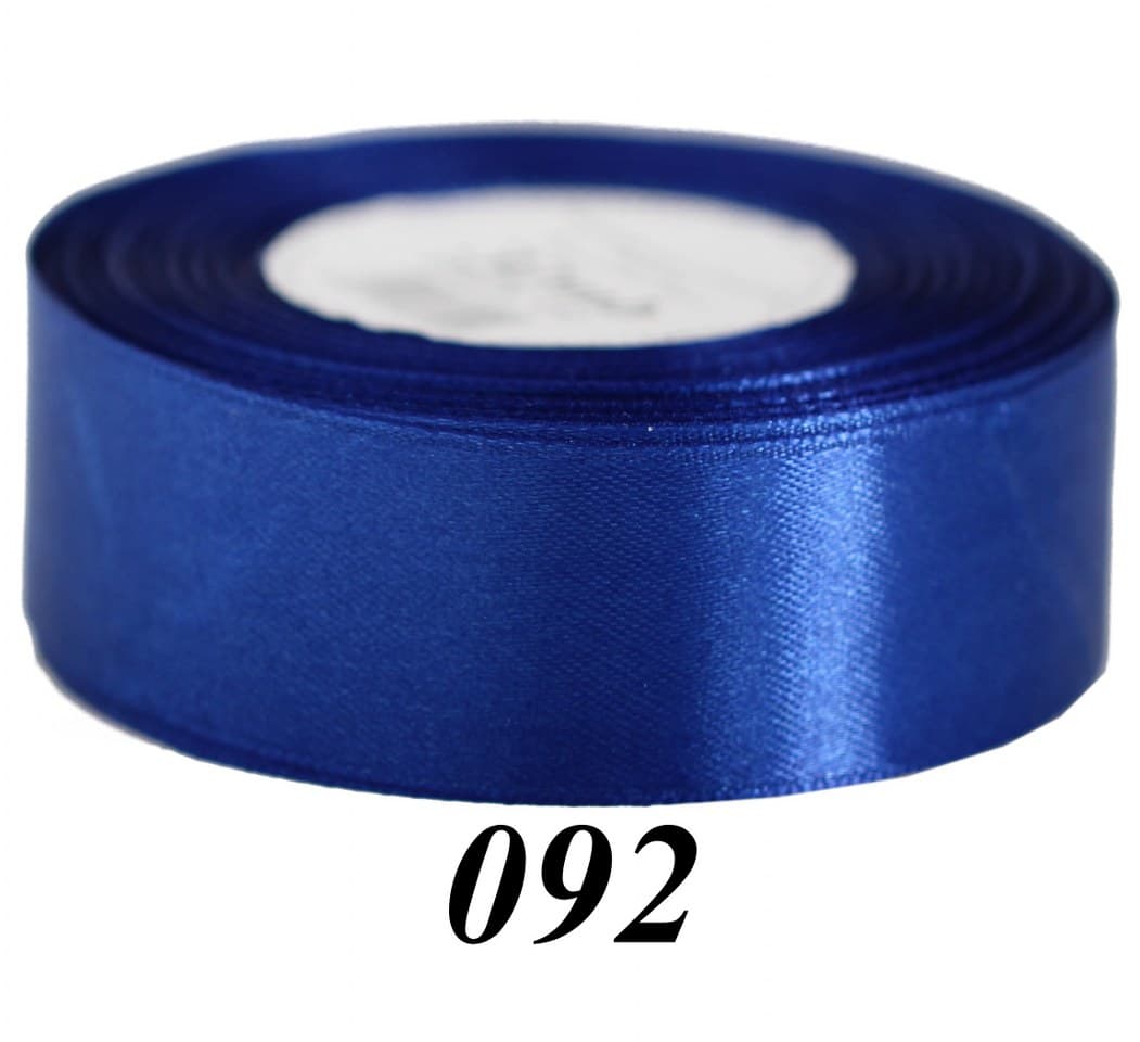 Wstążka satynowa 38mm/32mb, granatowa