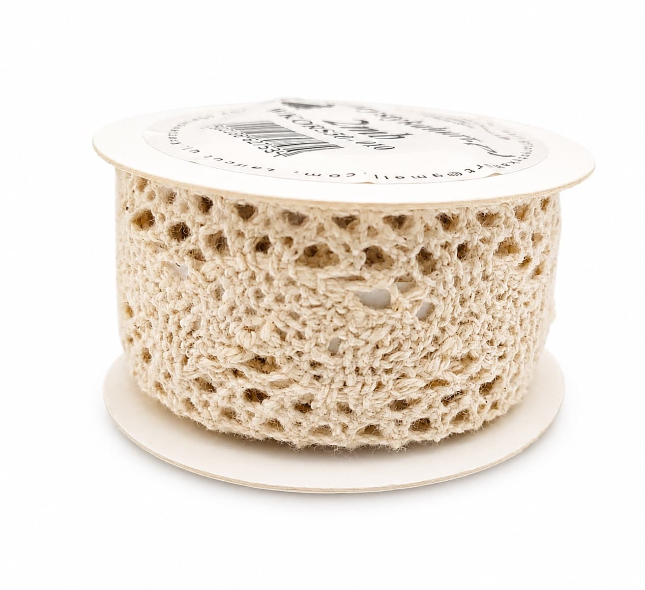 Wstążka koronka samoprzylepna 30mm/2mb, kremowa