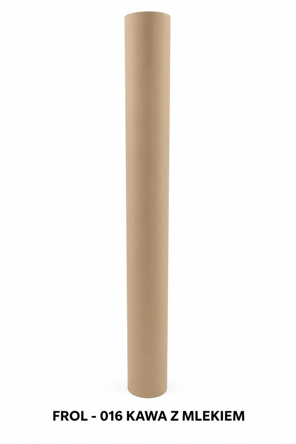 Folia satynowa gładka, 50cm/8,1 mb, kawa z mlekiem