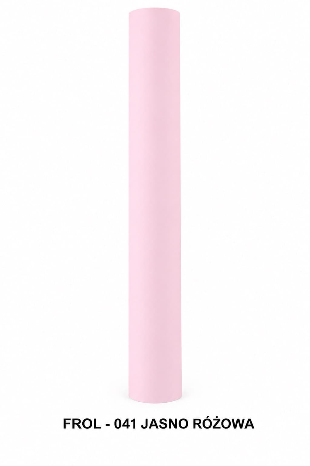 Folia satynowa gładka, 50cm/8,1 mb, jasnoróżowa