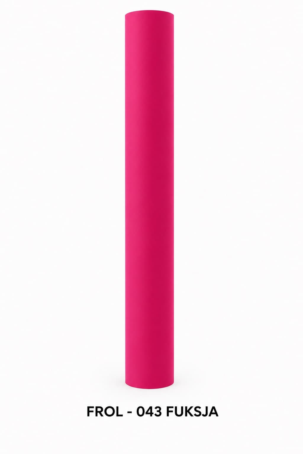 Folia satynowa gładka, 50cm/8,1 mb, fuksja