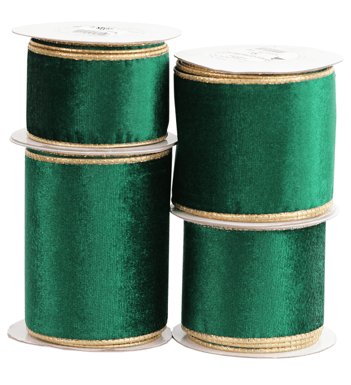 Wstążka z drutem VELVET DWUKOLOR 50mm/5y, butelka