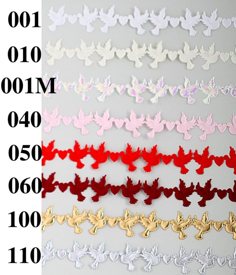 Aplikacje gołąbki - parka. 1mb czerwone