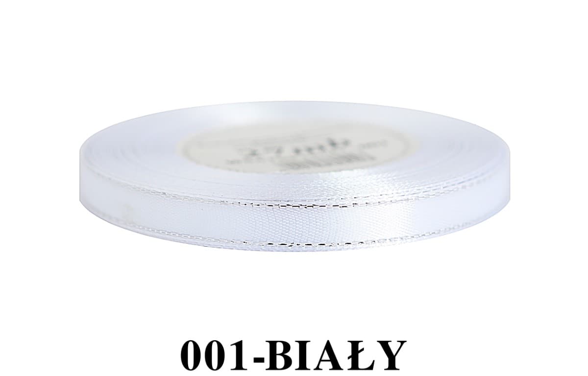 Wstążka satynowa SP 10mm/27mb, biała