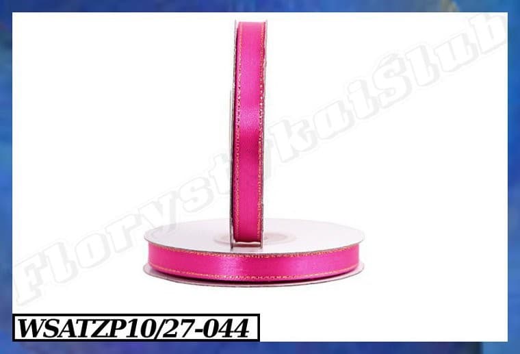 Wstążka satynowa ZP 10mm/27mb amarantowa