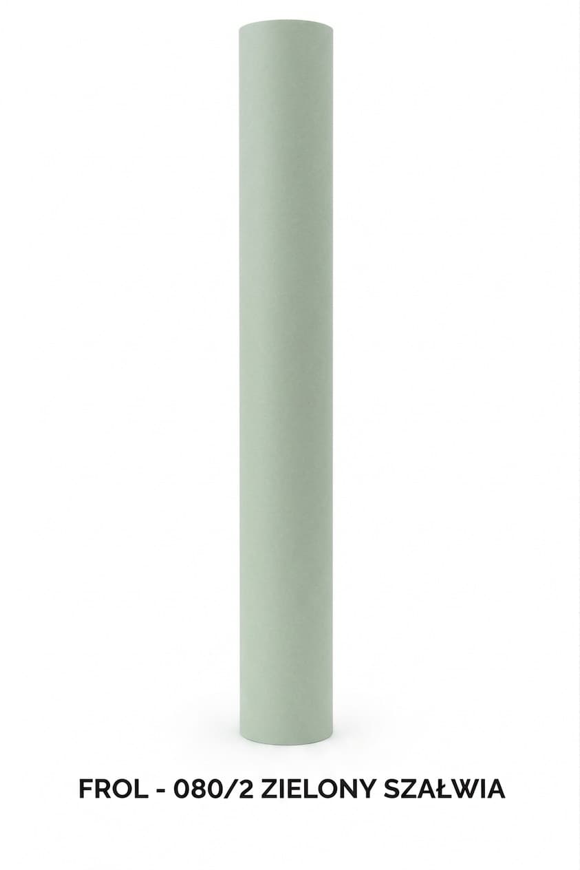 Folia satynowa gładka, 50cm/8,1 mb zielony szałwia