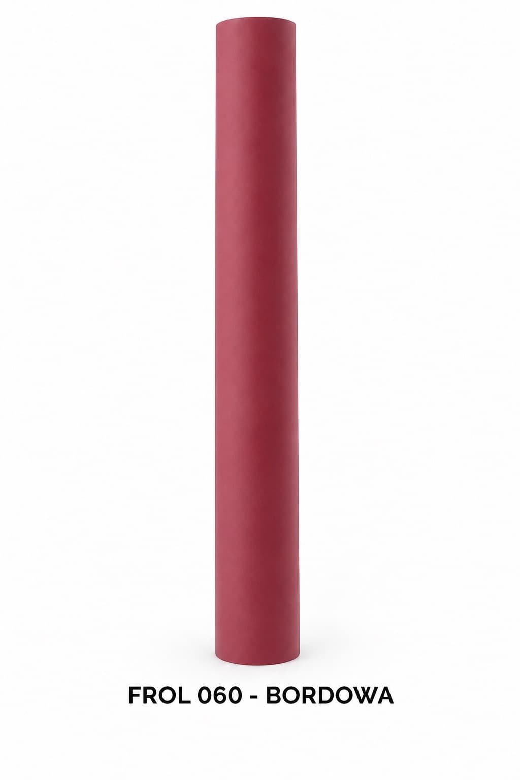 Folia satynowa gładka, 50cm/8,1 mb, bordowa